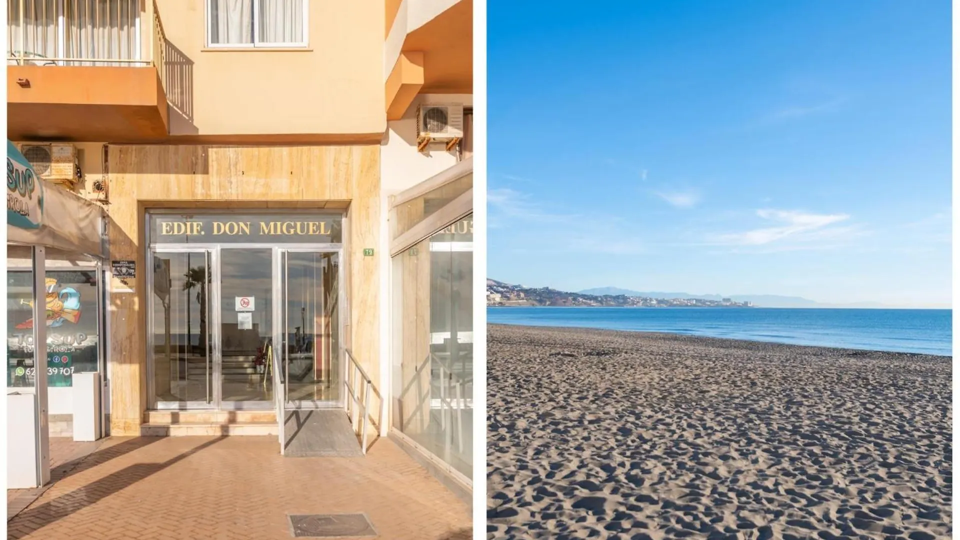 דירה פואנגירולה 1ª Linea De Playa, Estudio Nuevo Para Pareja